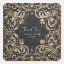 Dourado Opulento Barra Prateada Barroco Preto Orna