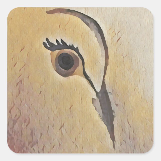 Adesivo Quadrado Dove Love (Frente)