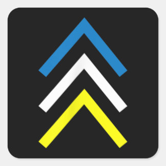 Adesivo Quadrado Down Syndrome Three Chromosome Arrows Awareness Mo