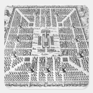 Adesivo Quadrado Doze tribos de Israel