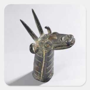 Adesivo Quadrado Dragão, símbolo do deus Marduk, Pe Assyrian