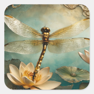 Adesivo Quadrado Dragonfly Dream