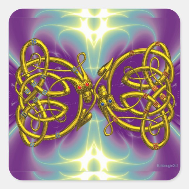 ADESIVO QUADRADO DRAGONLOVE (Frente)