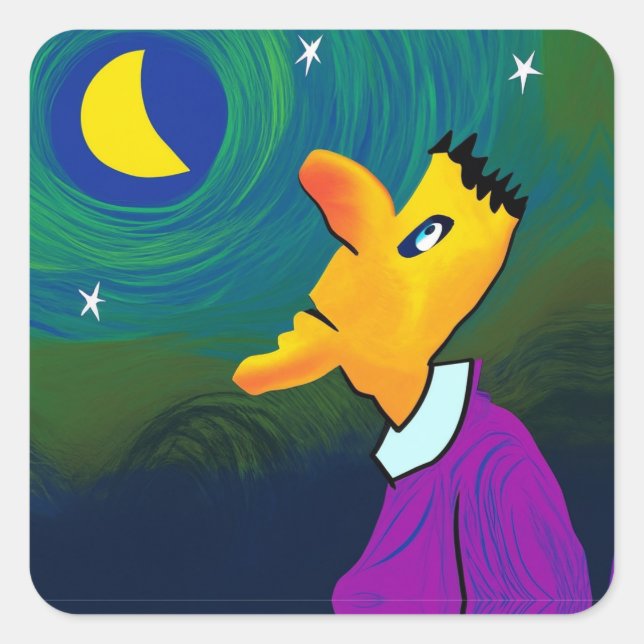 Adesivo Quadrado dream time (Frente)