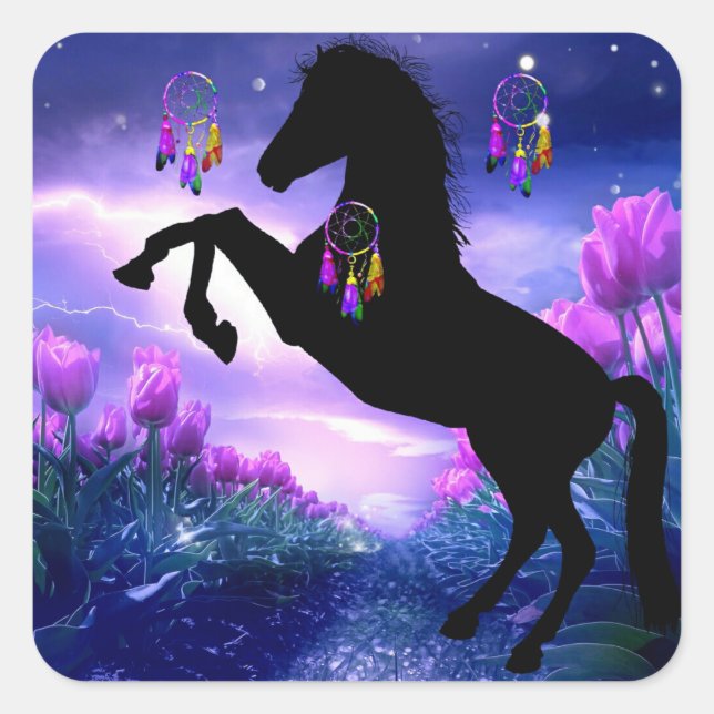 Adesivo Quadrado Dreamcatcher (Frente)