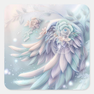 Adesivo Quadrado DreamChristmas Angel Wings Sticker