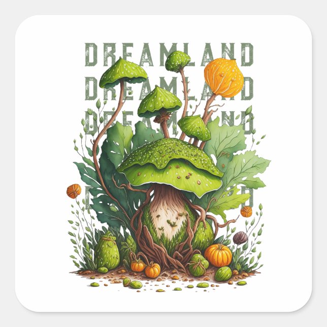Adesivo Quadrado Dreamland (Frente)