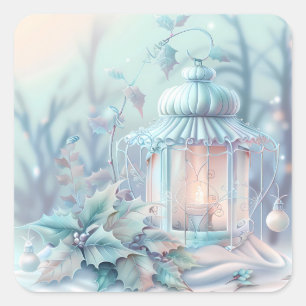 Adesivo Quadrado Dreamy Christmas Lantern Sticker