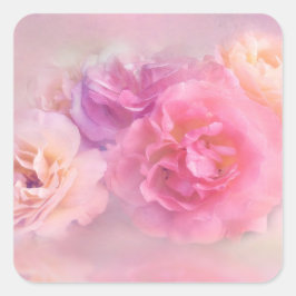 Adesivo Quadrado Dreamy Pastel Rosas