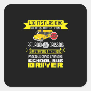 Adesivo Quadrado Driver de Barramento Ortográfico