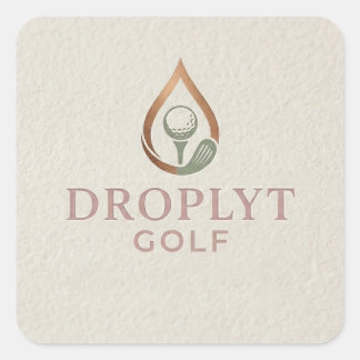 Adesivo Quadrado Droplyt Golf Signature Sticker