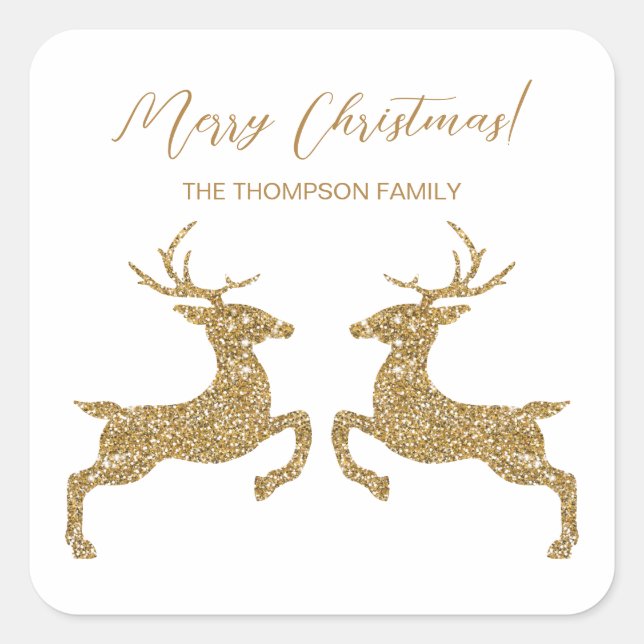 Adesivo Quadrado Duas Vezes Em Largura Amarela Faux Com Texto Perso (Frente)