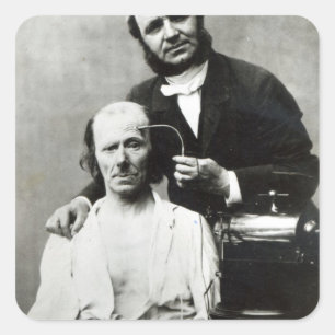 Adesivo Quadrado Duchenne de Boulogne com 'um patient da vítima