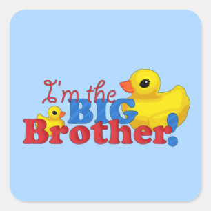 Adesivo Quadrado "Duckies de borracha - big brother "