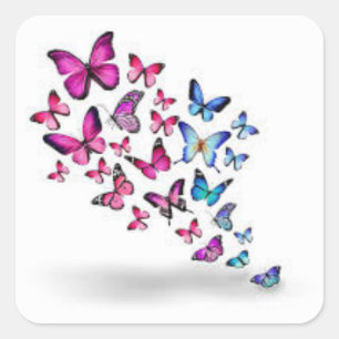 Adesivo Quadrado Durável e à prova de tempo