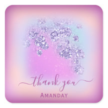 Dusty Blue Glitter Berry Obrigado(a) Glam 16º Aniv