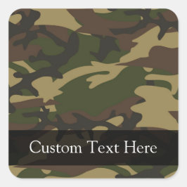 Adesivo Quadrado Dusty Green Camo