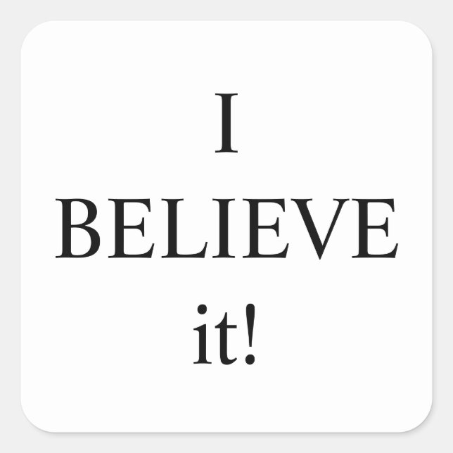 Adesivo Quadrado Duvido que seja Thunder_Cove (Frente)