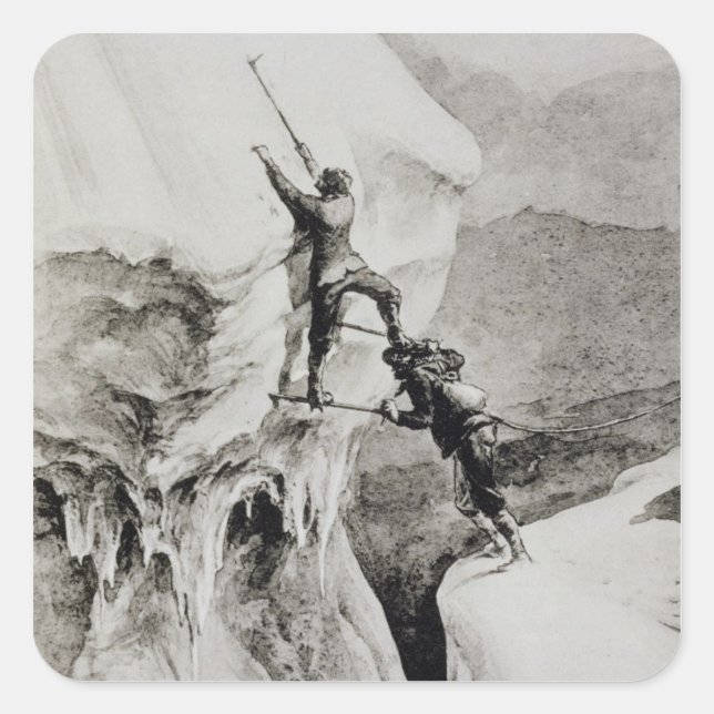 Adesivo Quadrado É possível?, de "Scrambles between the Alps" (Frente)