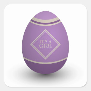 Adesivo Quadrado é um ovo de galinha