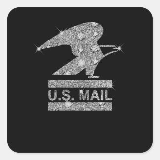 Adesivo Quadrado Eagle Lover Gift| Dimond Eagle Correio dos EUA