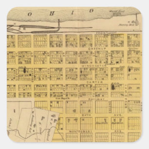 Adesivo Quadrado East Ashland, Kentucky