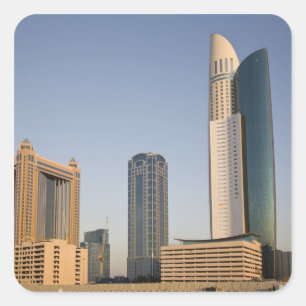 Adesivo Quadrado EAU, Dubai. Park Place Tower e outros