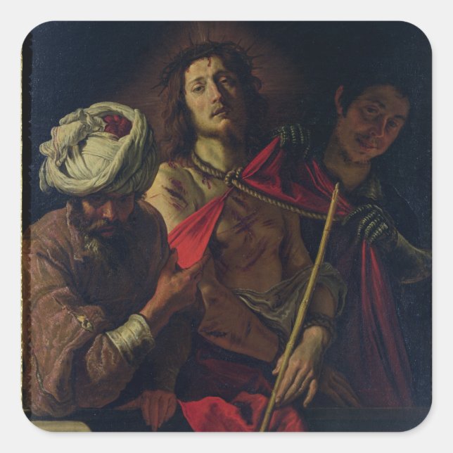 Adesivo Quadrado Ecce Homo (óleo na canvas) (Frente)