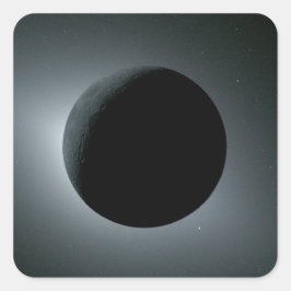 Adesivo Quadrado Eclipse Total do Sol Artemis II