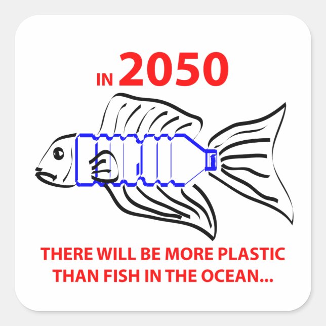 Adesivo Quadrado Ecology (Frente)