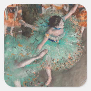 Adesivo Quadrado Edgar Degas - Dançarina Balançando / Dançarina em