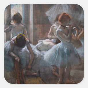 Adesivo Quadrado Edgar Degas - Dançarinas
