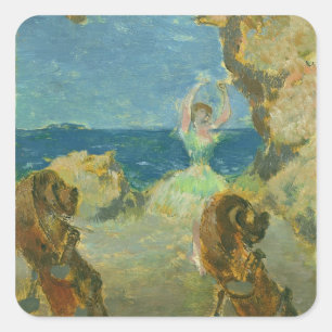 Adesivo Quadrado Edgar Degas o dançarino de balé, 1891