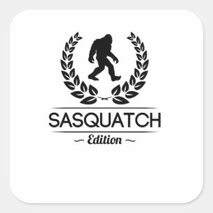 Adesivo Quadrado Edição de Sasquatch