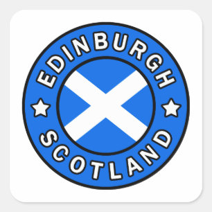 Adesivo Quadrado Edimburgo Escócia