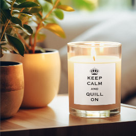 Adesivo Quadrado Edit QUILL — Custom Keep Calm 3 in Square Sticker