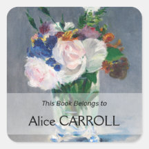 Edouard Manet - Flores num Vaso Cristal