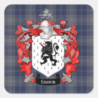 Edwards Family Crest & EdwardsTartan