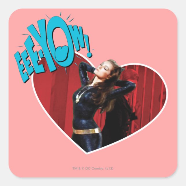 Adesivo Quadrado EEE-YOW! Catarina (Frente)