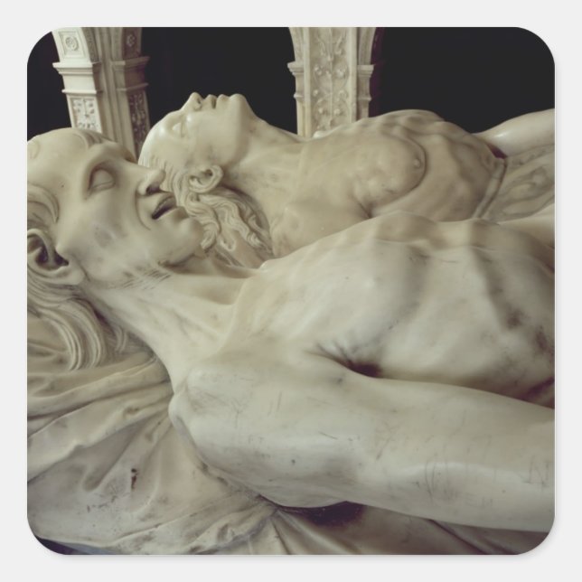 Adesivo Quadrado Effigies de Luís XII e Anne da Bretanha (Frente)