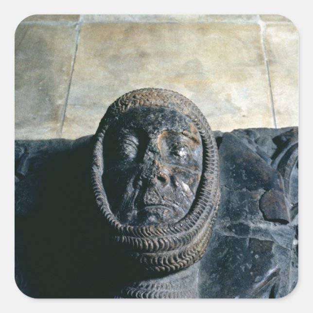 Adesivo Quadrado Effigy de William Marshal Earl de Pembroke (Frente)