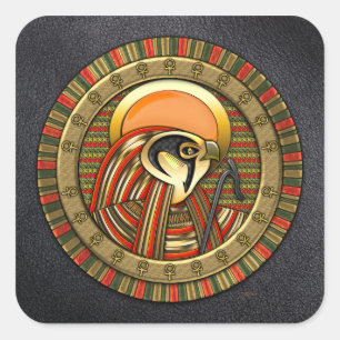 Adesivo Quadrado Egípcio Sun God Ra