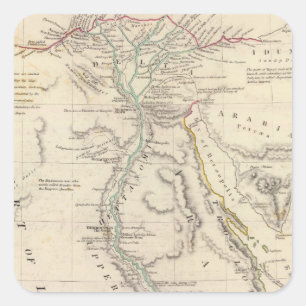 Adesivo Quadrado Egipto antigo