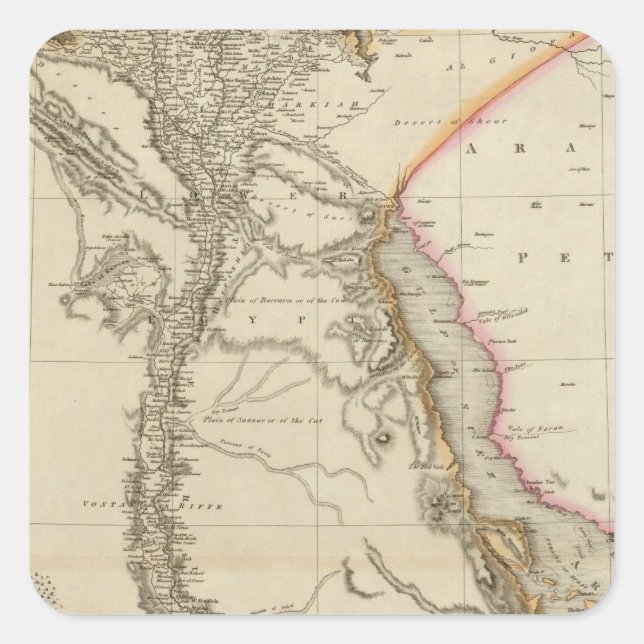 Adesivo Quadrado Egito 3 (Frente)