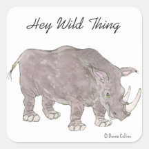 Ei Wild Thing Rino Sticker