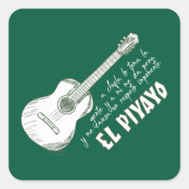 Adesivo Quadrado El Piyayo
