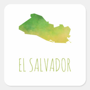 Adesivo Quadrado El Salvador