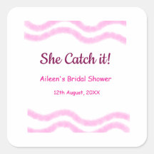 Ela pega espiral rosa linhas aquarela casamento 