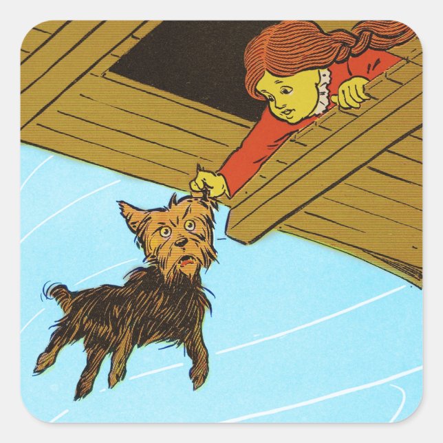 Adesivo Quadrado Ela Pegou O Ouvido (Frente)