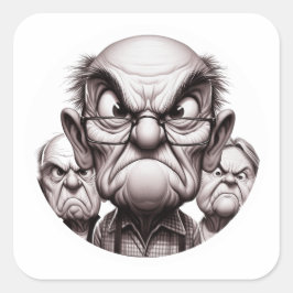 Adesivo Quadrado "Elder Glare Sticker Pack"